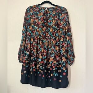 Zara Multicolor Floral Dress